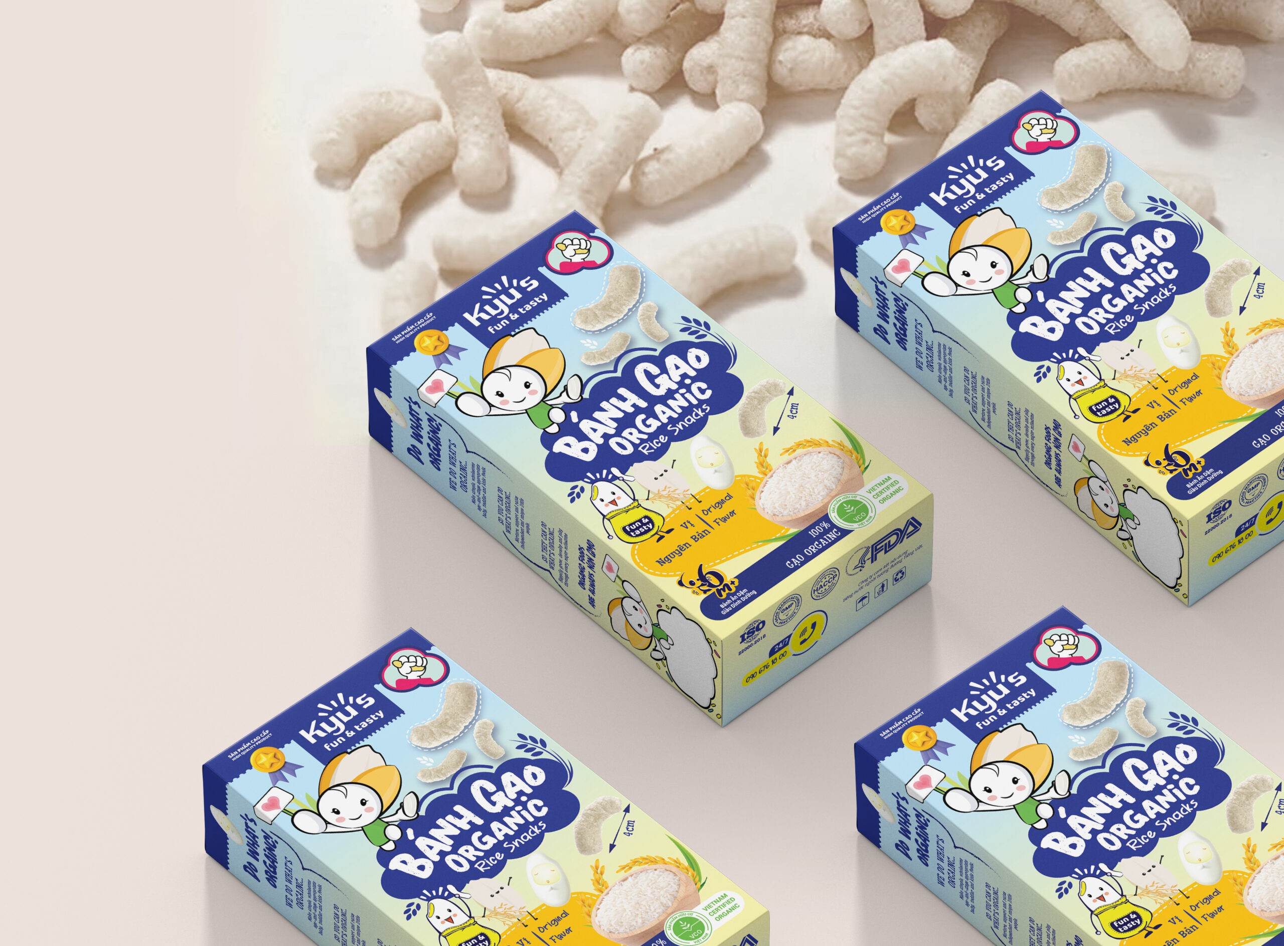 Bánh Gạo Organic vị Nguyên Bản 10g