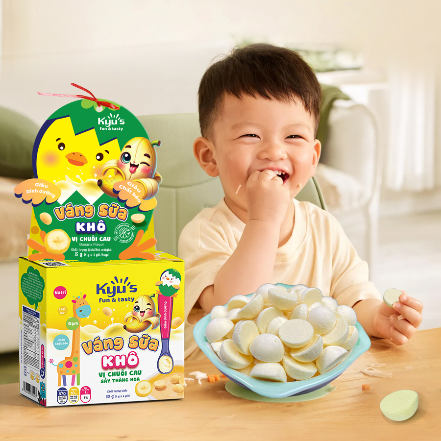 Váng sữa khô vị chuối cau 15g